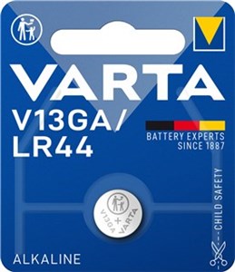 LR44 (V13GA) pila, 1 pezzo in blister