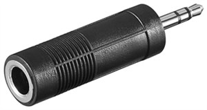 Kopfhörer Adapter AUX, Klinke 3,5 mm zu 6,35 mm