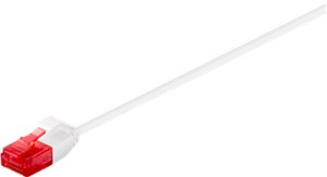 CAT 6 Câble Patch Fin, U/UTP, blanc