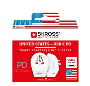 World Adapter - World to USA USB-C™ PD