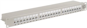 CAT 6A panel krosowy 19-calowy (48,3 cm), 24 porty (1 U)
