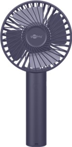 USB-Handventilator mit Standfunktion, Blau USB-Handventilator mit Standfunktion, Blau