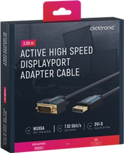 Cavo adattatore da DisplayPort™ a DVI-D attivo