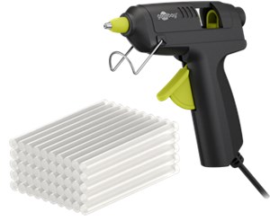 Pistolet à Colle Chaude Advanced 20 W, avec 50 Bâtons de Colle