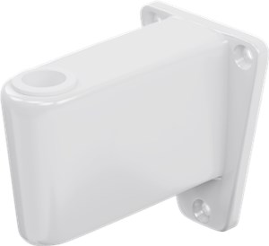 Support Mural pour Lampe de Loupe avec Bras Articulé, blanc