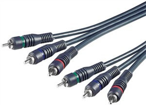 Component-Kabel RGB/YUV Video, 3x Cinch Component-Kabel RGB/YUV Video, 3x Cinch