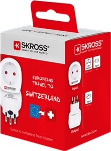 Country Adapter Europe to Switzerland