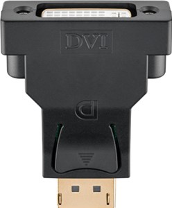 DisplayPort/DVI-D-Adapter 1.1, vergoldet
