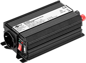 Kfz-Spannungswandler DC/AC (12 V - 230 V/300 W) USB