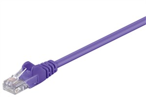 CAT 5e Câble Patch, U/UTP, violet, 1 m