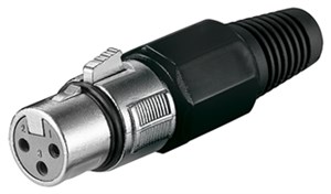 Mikrofonkupplung, XLR-Buchse (3-Pin)