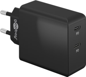 Doppio caricatore rapido USB-C™ PD (36 W) nero