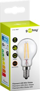 Mini globo a Filamento LED, 4 W Mini globo a Filamento LED, 4 W