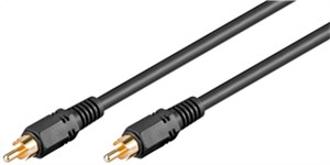 Coaxial DigitalAudio Connector Cable, RCA S/PDIF, Double-shielded