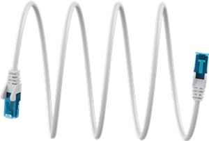 CAT 6A cavo patch U/UTP, bianco
