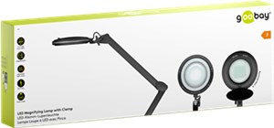 LED-Klemm-Lupenleuchte, 10 W, schwarz LED-Klemm-Lupenleuchte, 10 W, schwarz
