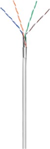 CAT 5e network cable, F/UTP, grey CAT 5e network cable, F/UTP, grey