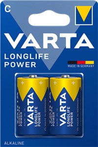 2 x Varta Longlife Power HighEnergy 4920 Mono D Alkaline LR20 1,5V Batterie
