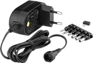 Universal-Netzteil (3 V - 12 V max. 12 W / 1,0 A)