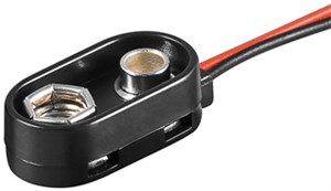 1x 9 V Block Battery Clip 1x 9 V Block Battery Clip