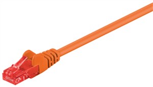 CAT 6 patch cable, U/UTP, orange