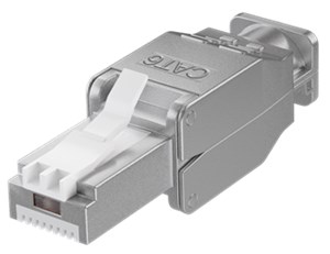 Werkzeugfreier RJ45-Stecker CAT 6 STP geschirmt