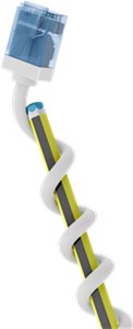 CAT 6A Câble Patch Ultra-Flexible, Slim, U/UTP, blanc