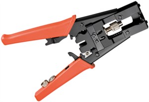 Crimping Tool for F, BNC and RCA Compression Connectors