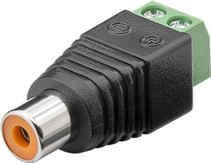 Morsetto 2pin > Presa RCA