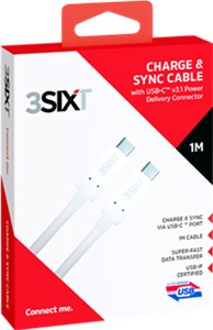 Charging and Sync Cable v3.1 Power Delivery Compatible with Popular USB-C ™ POWER DELIVERY Notebooks, Tablets and Smart Phones