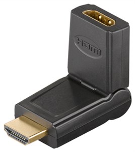 HDMI™ adapter 180°, gold-plated