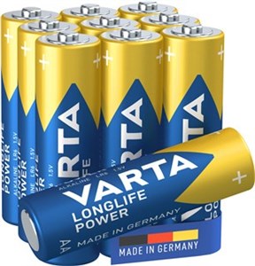 Pile alcaline VARTA-LongLife Power LR03 AAA (4 piles + 2 blister)