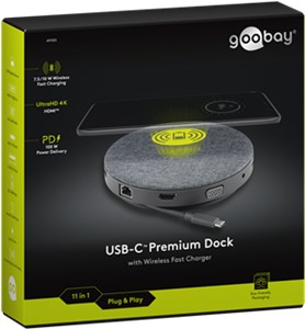 USB-C™-11-in-1-Multiport-Dock mit Wireless Fast Charging und Power Delivery 100 W