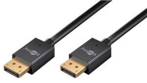 Câble DisplayPort™ 2.0/2.1 Mince, 40 Gbit/s