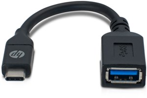 USB-C™ auf USB A Kabel, schwarz