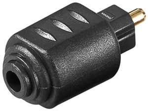 TOSLINK Digital Audio-Adapter, Mini-TOSLINK zu TOSLINK