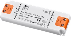 Transformateur LED 12 V (DC) (DC), 30 W