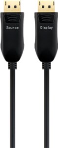 Optische DisplayPort Hybrid Verbindungskabel 1.4, vergoldet Optische DisplayPort Hybrid Verbindungskabel 1.4, vergoldet