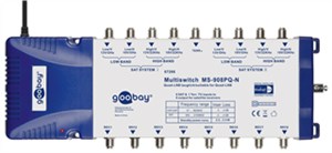 SAT-Multischalter 9 Eingänge/8 Ausgänge