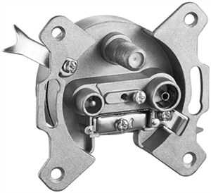 3-Hole Antenna Stub/End Socket