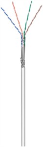 CAT 5e network cable, SF/UTP, grey CAT 5e network cable, SF/UTP, grey