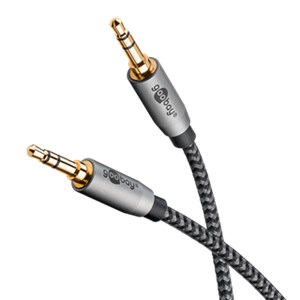 Audio Verbindungskabel AUX, 3,5 mm stereo, 0,5 m