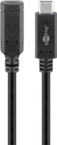 USB-C™ Extension Cable USB 3.2 Generation 2, 1 m, Black