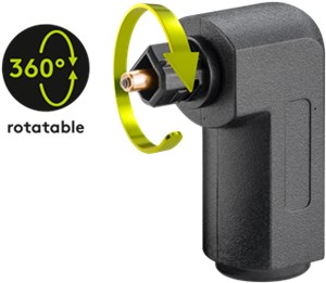 TOSLINK Digital Audio-Adapter 90° gewinkelt