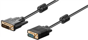 Cavo DVI-A/VGA Full HD, dorato