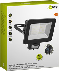 LED-Außenstrahler, 50 W, mit Bewegungsmelder