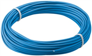 Kupferlitze isoliert, 10 m, blau