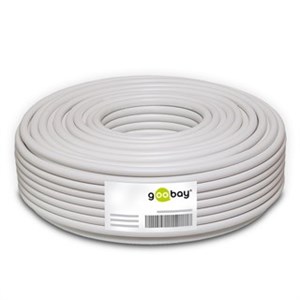 100 dB cavo coassiale SAT, doppia schermatura, CCS