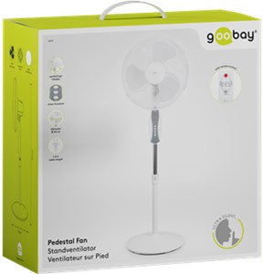 16-inch Pedestal Fan with Remote Control and Timer 16-inch Pedestal Fan with Remote Control and Timer