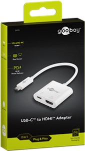 USB-C™-auf-HDMI™-Adapter mit 60 W Power Delivery